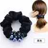 Goma para el pelo satinada estilo coreano para mujer, elegante goma para coleta baja, alta elasticidad, banda para el pelo duradera, accesorio para el pelo