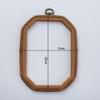 Estilo Retro Decorativo Imitación Madera Bordado Elástico Redondo 8cm Bordado Elástico DIY Bordado A Mano Punto de Cruz Auxiliar Venta Directa de Fábrica