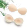 Almofadas de Silicone Sólido em Formato de Manga para Seios Femininos, Protetores de Mamilo Invisíveis e Sem Costura, Sutiãs Finos de Verão, Protetores de Mamilo para Vestido de Noiva Sem Alças