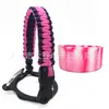 Alça de Corda Paracord para Garrafa de Água em Estoque Transfronteiriça, Manga Portátil para Copo Espacial, Alça de Transporte de Copo com Manga de Base de Silicone para Garrafa de Água Portátil ao Ar Livre
