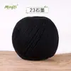 Hilo de Algodón Hueco de 2 mm para Bolsas de Playa Caladas Hechas a Mano con Ganchillo, Material Especial Bola de Hilo Redonda de 2 mm