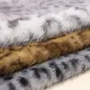 Tela de Imitación de Piel de Zorro con Estampado de Leopardo 900 g/m Poliéster Estampado Pelo Alto y Bajo para Ropa, Textiles del Hogar y Juguetes - En Stock Tela de Franela