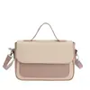 Nova Bolsa Quadrada Pequena de Mão com Textura Simples Versátil Transfronteiriça Bolsa de Ombro para o Dia a Dia Estilo Coreano Moda Bolsa Transversal para Mulheres