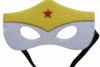 Máscaras de Feltro para Festas de Halloween, Máscaras de Olho de Desenho Animado para Crianças, Homem-Aranha, Homem de Ferro, Anime de Herói, Feito à Mão, Multicolor