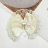 Satén Encaje Corazón Perla Lazo Accesorios DIY Accesorios para el Cabello Zapatos Sombreros Bolsas Muñecas Ropa Ropa Accesorios Decorativos