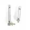 Indicador de Nivel de Aceite en Forma de L de Acero Inoxidable 304 Visor de Nivel de Aceite Tubular DIN3018A Rosca de Tubería Recta Indicador de Nivel Resistente a Altas Temperaturas GB1162