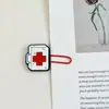 Marcadores de clip de papel de PVC, separadores de página médicos, artículos decorativos, clips de papel coloridos para manualidades, papelería para estudiantes, venta al por mayor para ventas transfronterizas