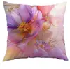 Funda de Almohada con Gradiente Morado-Rosa Floral Más Vendida de Primavera de Temu para Oficina, Dormitorio, Sofá, Funda de Almohada Personalizada al por Mayor