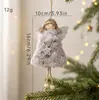 Decorações de Natal Ming Crown Boneca Criativa Pendurada Anjo Menina Pingente Árvore de Natal Pendurada Presentes para Crianças