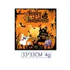 Punto Nuevo Fiesta Temática de Halloween Atmósfera Festiva Decoración del Lugar Plato de Papel Vaso de Papel Set de Servilletas