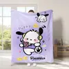 Manta Linda de Dibujos Animados Sanrio para Exportación Transfronteriza Tipo Manta de Franela Estampada Manta para Cuatro Estaciones y Descanso para el Almuerzo con Aire Acondicionado