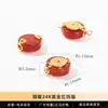 Jingdian Jewelry Cobre Banhado 24K Ouro Real de Alta Retenção de Cor Acessórios de Cristal Jade Natural Corrente de Pulseira DIY Acessórios