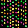 Fio de Papel Fio de Papel Fluorescente Enfeite de Pendurar Decoração de Festa de Aniversário Guirlanda de Papel Pingente Estrela de Cinco Pontas Bandeira de Fio Redonda Venda por Atacado