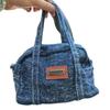 Bolso Estilo Vintage para Mujer 2026 Verano Nueva Moda Bolso Bowling de Mezclilla Bolso Cuadrado Pequeño Retro de un Solo Hombro