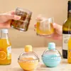 Molde para bolas de hielo bandeja redonda de hielo para whisky forma de bombilla bola de silicona de grado alimenticio para uso doméstico máquina de cubitos de hielo herramienta para cubitos de hielo