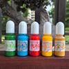 Tinta Laca Natural 24 Cores 10ml Leque de Papel Leque de Laca para Deriva Kit de Material DIY Artesanal Coloração do Patrimônio Cultural Imaterial