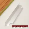 Puxador de Borda Selada Embutido para Guarda-Roupa, Sem Furo, Fácil de Instalar, Puxador em Liga de Alumínio Anodizado para Gaveta, Guarda-Roupa, Porta de Armário