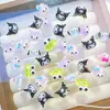 Accesorios de arte para uñas Sanrio My Melody de moda, esmalte de uñas de dibujos animados Kuromi transparente como el hielo y decoraciones para fundas de teléfono de resina