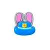 Gato de Dibujos Animados Pata de Animal Donut DIY Pegamento de Crema Pasador Accesorios de Resina Funda de Teléfono Llavero Pegatina para Taza de Agua