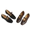 Aumento de Altura de 3 cm~Zapatos Mary Jane Súper Suaves de Estilo Francés con Tacón Oculto para Mujer, Nuevos Zapatos Individuales de Lazo Poco Profundo para Mujer Primavera 2026