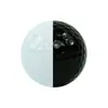 Pelota de golf caiton de dos colores hecha a medida en la fábrica de origen, pelota de práctica de putting de doble capa en blanco y negro con color y logotipo personalizados