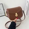 Exportação Bolsa Feminina 2020 Nova Tendência Versátil Simples Moda Bolsa de Ombro Retrô Outono e Inverno Cyber Celebridade Bolsa Sela Bolsa Transversal