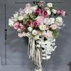 Accesorios de Boda Flores de Simulación Arreglo de Compromiso Decoración Flores Colgantes Escena de Boda Flores Falsas Arco Fondo de Pared de Flores Punto de Flores Flores de Esquina