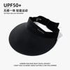 UPF50 Chapéu Protetor Solar Vazio Top Feminino Verão Ciclismo Proteção UV UV Sun Hat All-match Grande Eave Folding Sun Hat