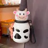 Termo de Acero Inoxidable 316 Taza de Dibujos Animados Estudiante de Primaria Niños Escolares Taza de Agua Portátil Linda Taza de Regalo Botella de Agua para el Hogar