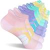 Calcetines deportivos de verano de talla grande para mujer para correr y fitness, calcetines coloridos para hombre, transpirables, absorbe el sudor, desodorantes, calcetines invisibles de boca baja