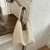 Bolso de Mano Tejido Estilo Coreano Temperamento Bolso de Mujer 2026 Nuevo Pequeño Nicho Simple de Gama Alta Bolso Cubo Bolso de Hombro Único para el Brazo