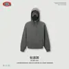 Ropa de Hombre BE Otoño e Invierno Estilo Americano Marca de moda máscara de ojos con forma de corazón sudadera con capucha con forro polar y conjunto de pantalones casuales engrosados para hombre