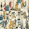 30 Marcapáginas de Dibujos Animados, Lindos Retro Simples Estilo Cuaderno de Notas Materiales Artísticos Creativos, Colección de Tarjetas Marcapáginas de Papel para Lectura