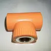 Accesorios para Tubería PPR Codo Rosca Interna Amarillo-Naranja Tes de Rosca Interna Puente de Válvula de Tes de Arco Grande Directo