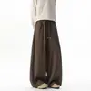 Pantalones Casuales Nuevos de Otoño 2026 para Hombre, Pantalones de Pareja Estilo Hong Kong de Nicho, Pantalones Anchos Desestructurados Sueltos, Pantalones Largos de Corte Holgado