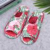 Zapatillas de Tela Pastorales Pequeñas al por Mayor Suela Suave Zapatillas Silenciosas para Mujer Acolchadas de Algodón Transpirables Zapatillas al por Mayor Suela Fina