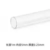 Tubo termorretráctil transparente, funda aislante, tubo termorretráctil de pared delgada, tubo suave transparente liso, 2X de contracción, alambre para pulsera de joyería