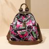 Nueva Mochila para Viajero Diario para Mujer, Bolso Escolar de Alto Gama de Color Contrastante, Mochila Estampada, para Viajes Casuales y Viajes de Negocios