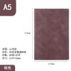 Piel de Oveja A5 Negocios Pu Simple A6 Cuaderno con Logo Impreso Papelería Cuaderno Portátil Negocios Oficina Cuaderno