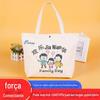 Bolsa de algodão para estudante cor personalizada logo ombro único publicidade sacola de compras promocional criativa bolsa tote bolsa de lona personalizada