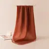 Lenço Quadrado de Lã de Alta Qualidade, Estilo Fino para Primavera e Outono, Cor Sólida, Unissex, Acessório de Xale de Luxo Leve, Proteção para o Pescoço