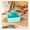 Caixa refrigerada para crispers de geladeira selada com tampa retangular de silicone, crisper de aço inoxidável 304 para atacado