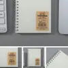Cuaderno de Hojas Sueltas de PP Transfronterizo, Cuaderno de Actividades, Cuaderno de Hojas Sueltas Desmontable, Cuaderno de Espiral con Cuadrícula, Bloc de Notas Estudiante A5B5