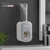 Estante para cepillos de dientes de Cacao Italiano, portavasos sin perforaciones, vaso para cepillos de dientes, caja de almacenamiento para pasta de dientes montada en la pared del baño, juego