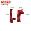 Aplicable a Toyota 14-18 Fibra de Carbono Roja Tantu Decoración de Salida de Aire del Tablero Pegatina Accesorios de Modificación Interior de Coche