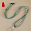 Cuerda de collar tejida a mano simple colgante de ébano colgante para hombres y mujeres jade al por mayor