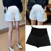 Pantalones de maternidad, shorts finos de verano para usar al aire libre, nuevo modelo 2026, pantalones blancos holgados casuales de pierna ancha que soportan el vientre, ropa de maternidad