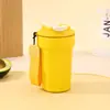 Caneca de Café em Aço Inoxidável 316, Copo Térmico Portátil de Camada Dupla para Carro, Copo de Presente para Exterior com Alça, Copo Térmico Personalizável