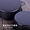Molde para pasteles Qifeng de 4 a 10 pulgadas, negro, antiadherente, de fondo sólido, antiguo molde de embrión Mu Si temprano, herramientas para hornear, molde para pasteles
