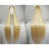 Peluca de anime europea y americana de 80 CM, peluca de cosplay universal de pelo largo y liso para mujer, cabello largo y liso multicolor, venta al por mayor de fábrica